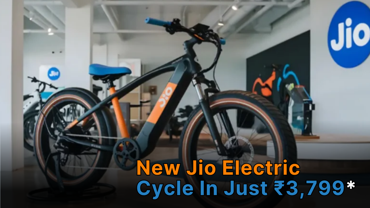 New Jio Electric Cycle In Just ₹3,799*